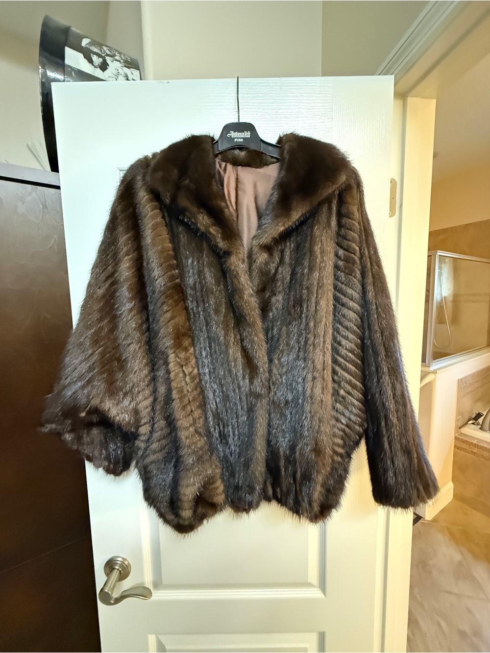 Luxurious Brown Fur Coat - Women's Jacket